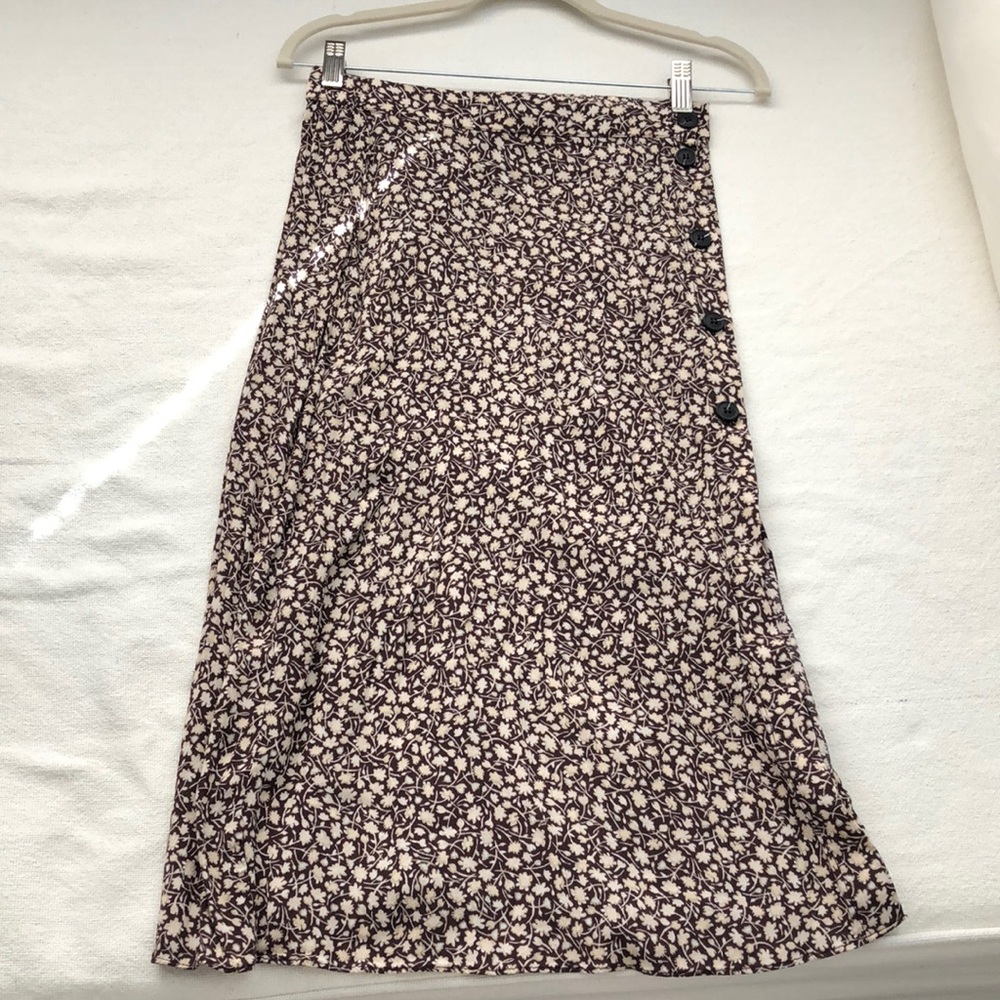 H&M Midi Floral Skirt